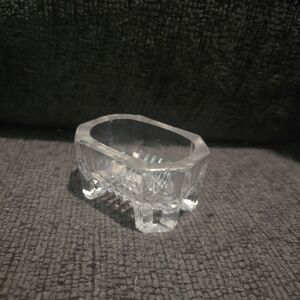 Glass Master | Octagonal Pressed Salt Cellar